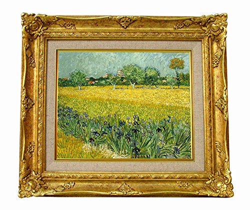 Amazon.co.jp: 世界の名画 ゴッホ 前景にアイリスのあるアルルの